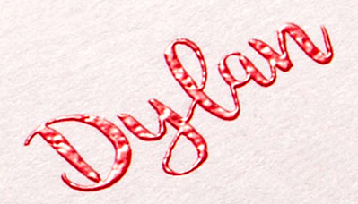 thermography red script